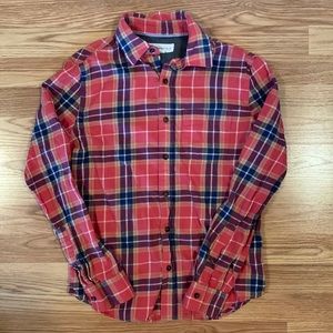 Aeropostale XS men’s lightweight button down plaid shirt
